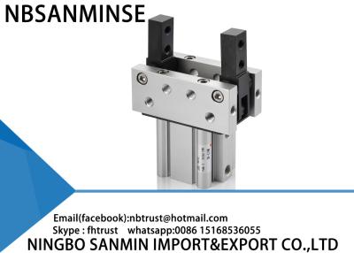 China Custom MHT2 Pneumatic Air Cylinder Gripper , Toggle Gripper Pneumatic SANMINSE Sanmin for sale