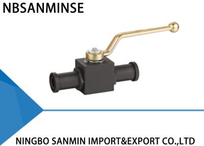 China KHB KHM Shut Off Hydraulic Ball Valve Carbon Steel 16mm 20mm 25mm Diameter With SAE Flange for sale