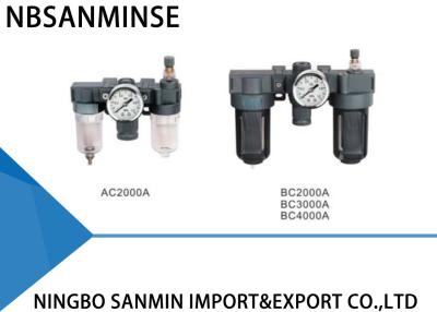 China Professional SMC Filter Regulator Lubricator Pneumatic FRL Unit AC BC Series for sale