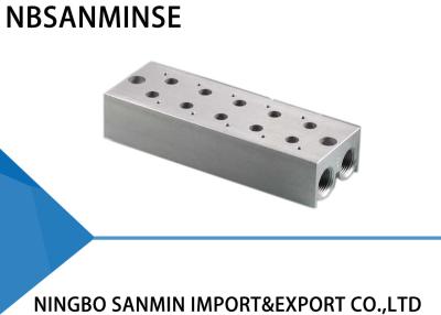 China ISO Pneumatic Solenoid Valve Manifold Assembly for Airtac Festo Parker CKD  SMC  Valve Combination Base for sale