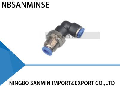 China PLM-Waterdicht schotunie de Schakelaar Snelle Verbindende Buis die van de Elleboog Pneumatische Lucht Hoogte passen - kwaliteit Sanmin Te koop