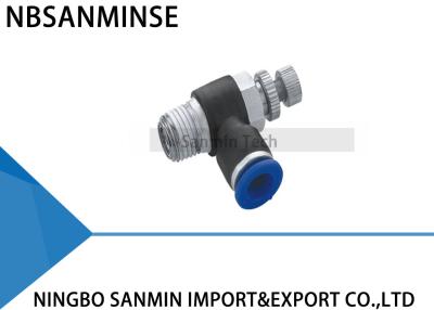 China Van de de Elleboogbuis van JSC Pneumatische van de de Slanglucht van de de Pijpmontage de Componenten Snelle Schakelaar Sanmin Te koop