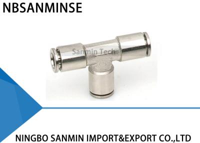 China MPUT Pneumatic Brass Air Hose Fittings , Pneumatic Brass Fitting Tube Fitting Sanmin for sale