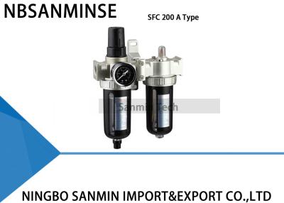 Cina Regolatore Sanmin del filtro dal compressore d'aria di due delle unità di filtro dell'aria del regolatore unità del lubrificatore FRL in vendita