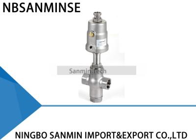 China Máquina de atuação dobro pneumática do alimento da válvula de ângulo da maneira da válvula 3 de Seat do ângulo JDF1100/JDF1200 à venda