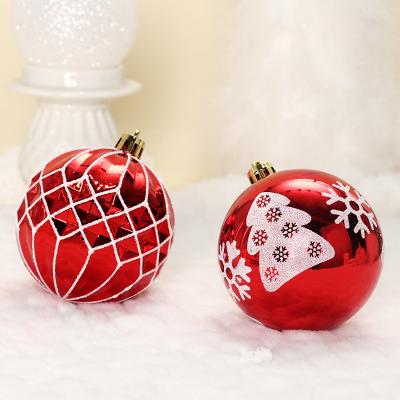 China PE Diameter 7 Cm 36 Pieces Of Whole Ceiling Pendant Decoration Christmas Ball Hanging Gift Box for sale