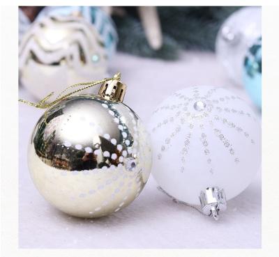 China PE Xmas Ball Luxury Christmas Decoration Ball Wholesale Home Decoration Outdoor Hanging Tree Decoration for sale