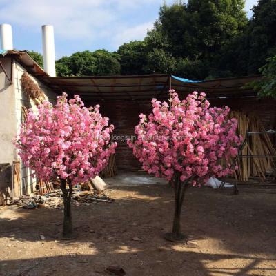 China LSD-170511155 Custom Eco-Friendly Artificial White Cherry Blossom Tree Head For Outdoor Decoration for sale