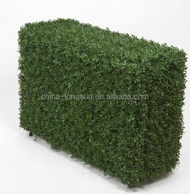 China LSD1104017 Decoration Customized Size Boxwood Artificial Panel Outdoor Artificial Hedge for sale