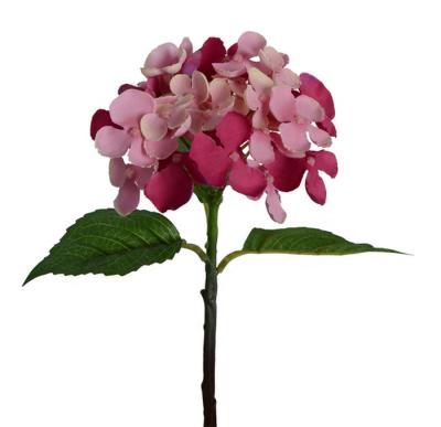 China Handmade 7 Colors High Imitated Artificial Silk Hydrangea Flowers For Wholesale Price for sale