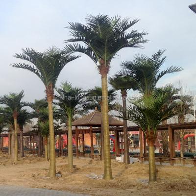 China Eco-friendly roystonea LSD-20160121679 cheap artificial regia coconut tree metal decorative palm trees for sale for sale