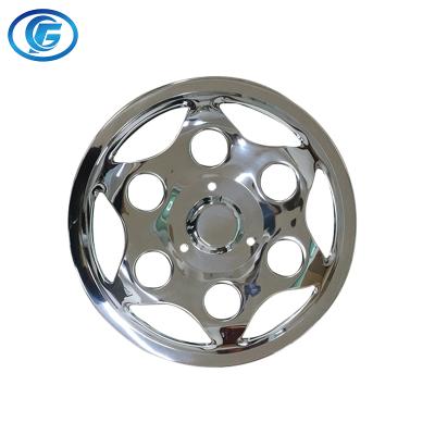 China Passenger Bus Stainless Steel Wheel Hub Cover All Models Wheel Hub Caps For Toyota Coaster for sale