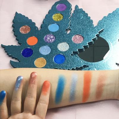 China Waterproof high quality foil form to make your own high pigmented eyeshadow palette private label for sale