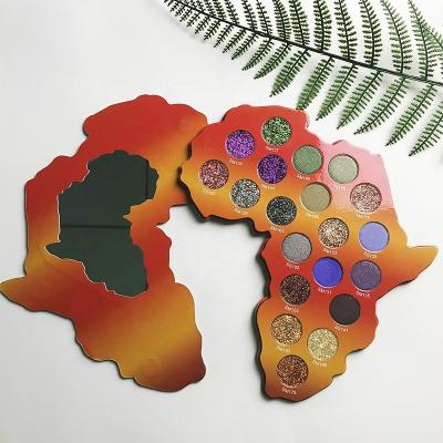 China Waterproof Your Favorite Neutral Matte Africa Eyeshdow Custom Palette of 20 Colors of Sparkle Shimmery Pigmentation for sale