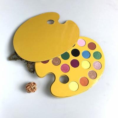 China Cheap Custom Makeup Wholesale Shape Private Label Eyeshadow Palette Waterproof for sale