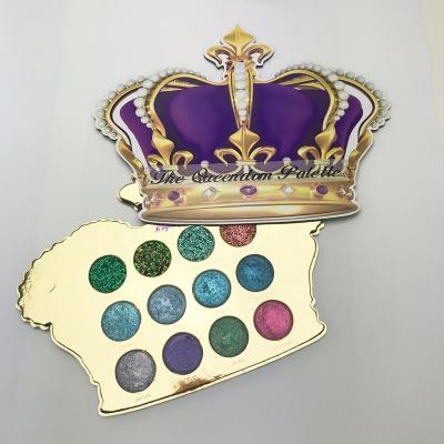 China High Logo Wholesale Make Your Own Waterproof Pigmented Eyeshadow Palette Customized Eye Shadow With Multiple Colors for sale