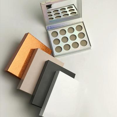 China Waterproof 26MM Private Label OEM 12 Color Magnetic Makeup Eyeshadow Palette for sale