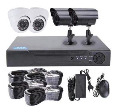 China Night Vision System 2MP Ahd Dvr System PCs CCTV Cameras Dvr Ahd Kit Complete Outdoor Security 4 High Resolution And Low Price CCTV 4ch Hd 1080P for sale