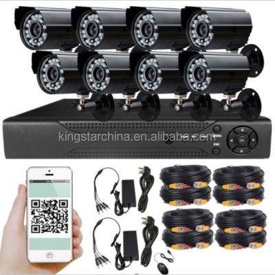 China NIGHT VISION CCTV Camera System 8 Full HD TVI AHD 1080P 2Megapixel DVR Kit W 4 Channel Cameras for sale