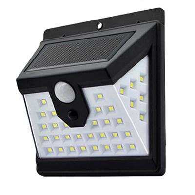 China IP65 Waterproof Home Garden 40 Led PIR Solar Light Motion Sensor Outdoor Solar Wall Light for sale