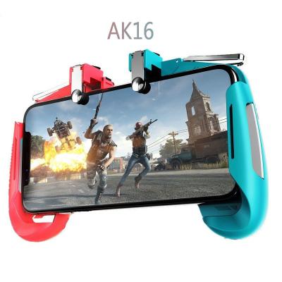 China Supports IOS AK16 USB multi-function mobile phone eat button fast auxiliary pubg chicken artefact handle fire mobile game controller for sale