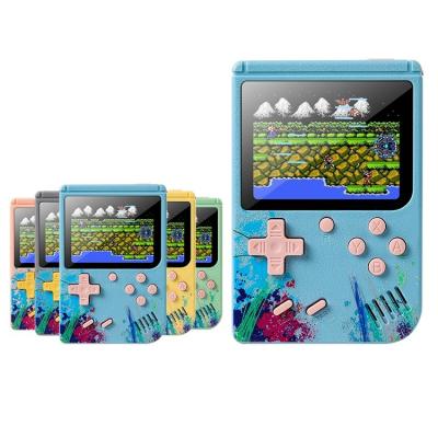 China Support TV Plug-In Game Player 3inch Macaron Cheap Handheld Game AV G50 TV Console Classic 500 Handheld Video Game Console for sale