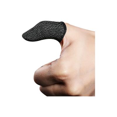 China Breathable Nylon+Silver Fiber Gaming Finger Sleeve Touch Screen Finger Sleeve Anti-sweat Touch Screen Finger Sleeve For Mobile Phone Games for sale