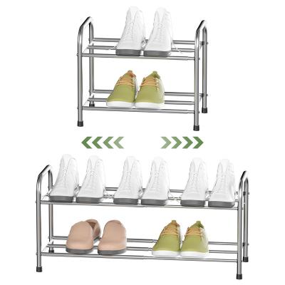 China Sustainable Multiple Layer Stainless Steel Storage Racks Shoe Racks Clothes Racks And Shoe Racks for sale