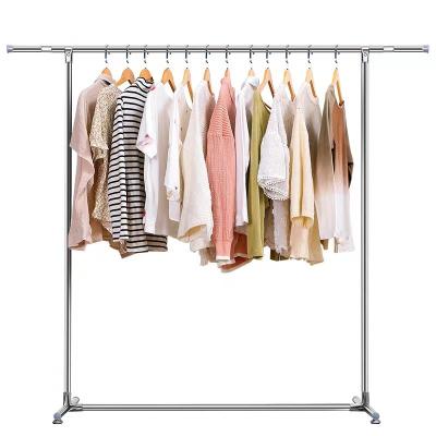 China Simple Design Minimalist Stainless Steel Clothes Racks Hanger Metal Storage Racks And Racks In Door Outdoor Use For Home for sale