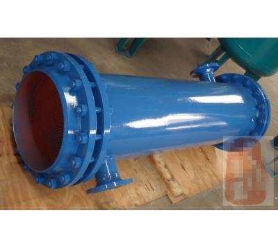 China Marine industry titanium top grade shell and tube heat exchanger for seawater use for sale