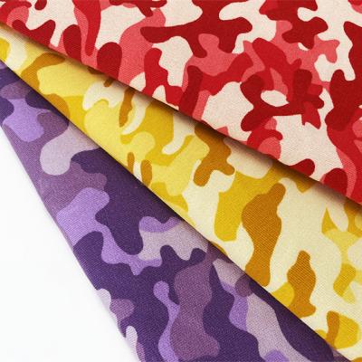 China OEM 280gsm Camouflage Cotton Fabric Shrink-Resistant Cotton French Terry Fabrics New Colors Manufacturer for sale