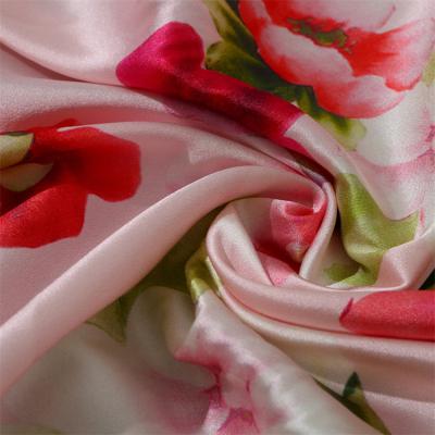 China Factory Supply Custom Anti Pill High End Solid Material Digital Printing Premium 100% Silk Crepe Fabric for sale