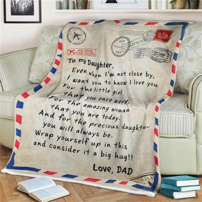 China Amazon Hot Sale Anti-Static Flannel Fleece Blanket Personalized Blanket With Pictures for sale