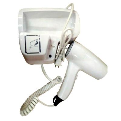 China Color Customized Wall Mounted Hotel Logo Foldable Hair Dryer for sale