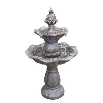 China China Supplier Decoration Fiber Resin Garden Outdoor Water Fountain Easy To Move And Clean For Home Used for sale