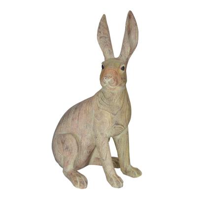 China Easy To Move And Clean High Quality Mini Garden Resin Little Rabbit Statue Decoration for sale