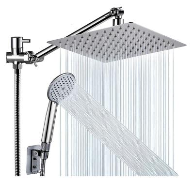 China With Diverter Amazon Rain Bath Overhead Bathroom Accessories Thermostatic Bath Head Shower Set Kit for sale