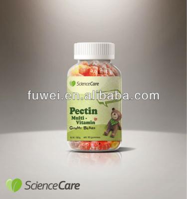 China Daily Multi Vitamin Supplement 180 g Gummy Bear Candy for sale