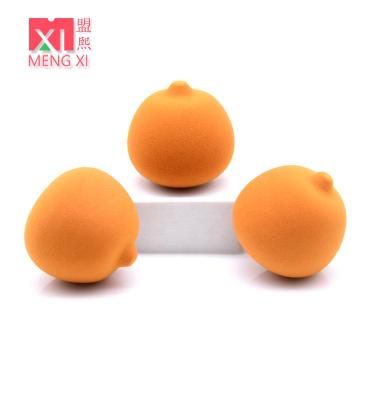 China Soft/Pro/Plus/Hard/Nice Optional Guaranteed Blend Quality Makeup Sponge Beauty Egg Peach Shape Sponge For Makeup Beauty for sale