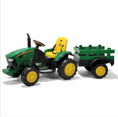 China Electric Four-Wheel Tank Children's Toy Friction Water Bucket Toy Children's Tractor Car for sale