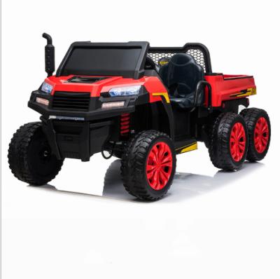 China Ride On Toy New 14V Two Seater Battery Toy Car Kids Electric Ride On Toy With 2.4G Remote Control Baby Electric Tractor for sale