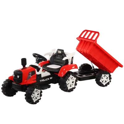 China Childrenboy Toy Car Eco-friendly Material Excavator Can Sit Can Ride Big Hook Machine Without Remote Control Construction Vehicle for sale