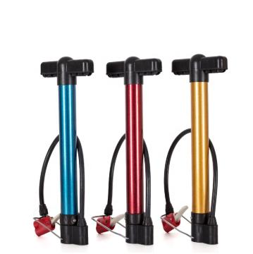 China OEM Portable Mini Plastic Bicycle Steel Pipe Jet Air Hand Pump Mountain Bike Tire Inflator Pump for sale