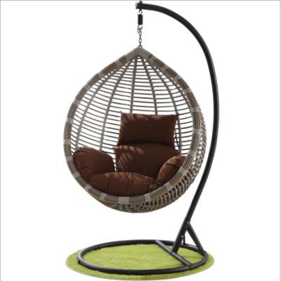 China New Design Outdoor Leisure Rattan Swing Chair Hanging For Chinese Outdoor Furniture Manufacturers for sale