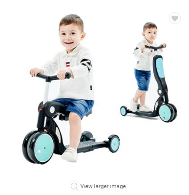 China Ride on Toy City Scooter Scooter 3 Wheel Boy/Child Adjustable 3 5 Wheel Height in 1 Multifunctional Balance Tricycle for sale