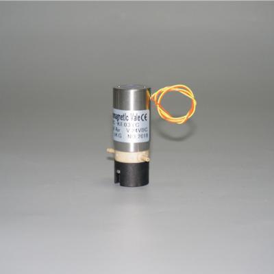 China PPS Normally Closed Type Micro DC Isolation Three Way Solenoid Valve for sale