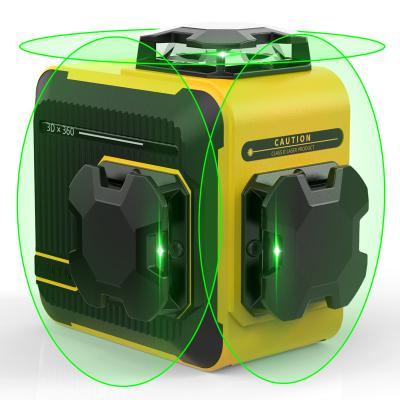 China M03CG 3x360 3D Auto Laser Level 12 Lines 3D Self Leveling Laser Rechargeable Battery 24.3*19.3*14cm for sale