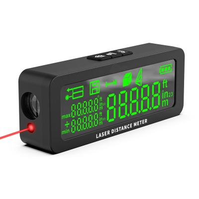 China Custom 30m-80m Rangefinder MN50 Laser Distance Meter Beam Meter Red Laser Digital Measuring Tape Device Gauge 14*7.3*5.1cm for sale