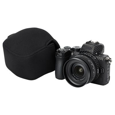 China Neoprene Black/Dark Gray Color! ! ! JJC OC-Z1 Mirrorless Camera Pouch for Nikon Z50+16-50mm lens+Nikon HN-40/JJC LH-HN40 lens hood for sale