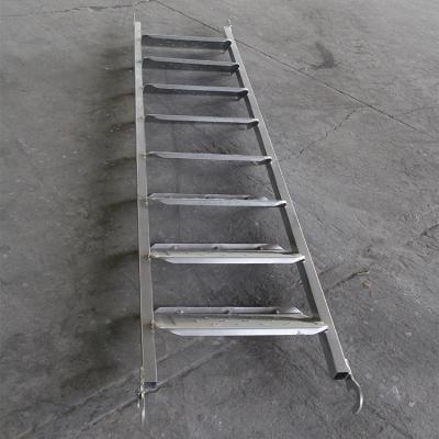 China Insulation Ladders Q235 Construction Scaffolding Steel Steps Scaffolding Stair Ladders With Hook JNF GROUP for sale